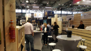 Le stand des Armagnacs Fontan au salon Vinisud 2018